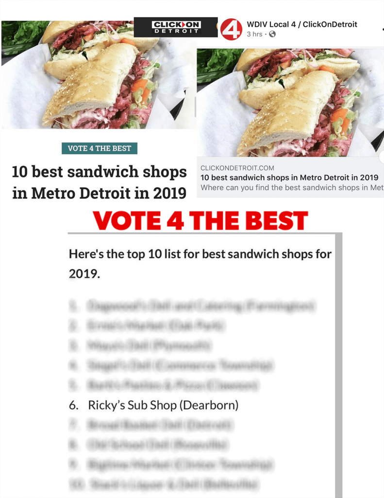 10 best sandwich shops in Metro Detroit in 2019